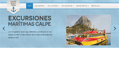 Desktop Screenshot of calpeboattrips.com